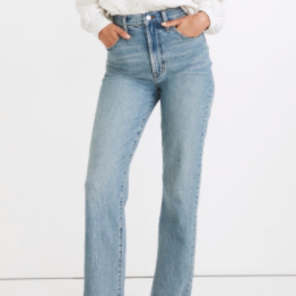 Madewell Perfect Vintage Straight Jean Hoye Wash Size 24